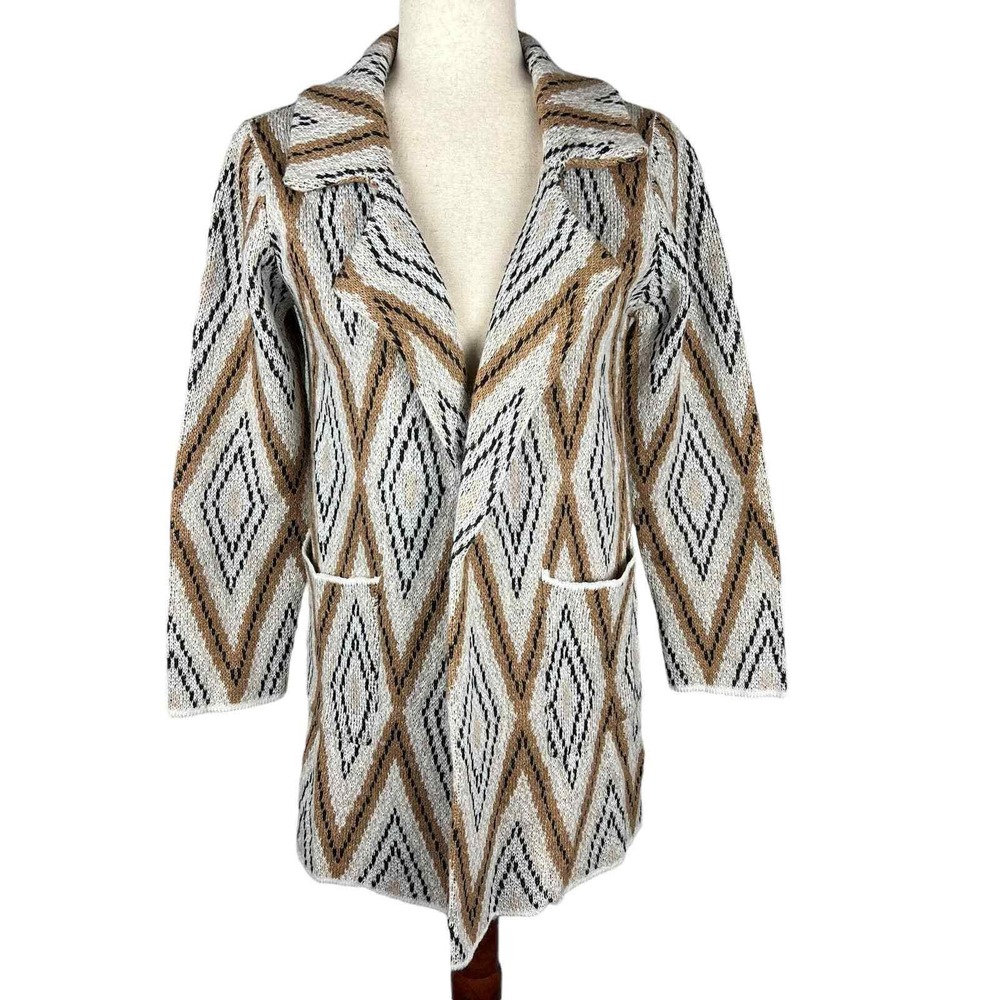 BY DESIGN‎ Rocco Plaid Blazer Cardigan Women's Small - Picture 2 of 16